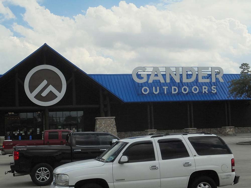 Gander Outdoors - Roof Mounted Channel Letters - Spring, TX