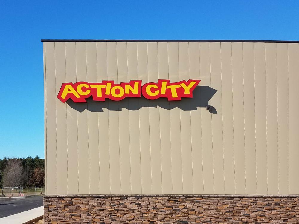 Action City - Building Sign - Eau Claire, WI