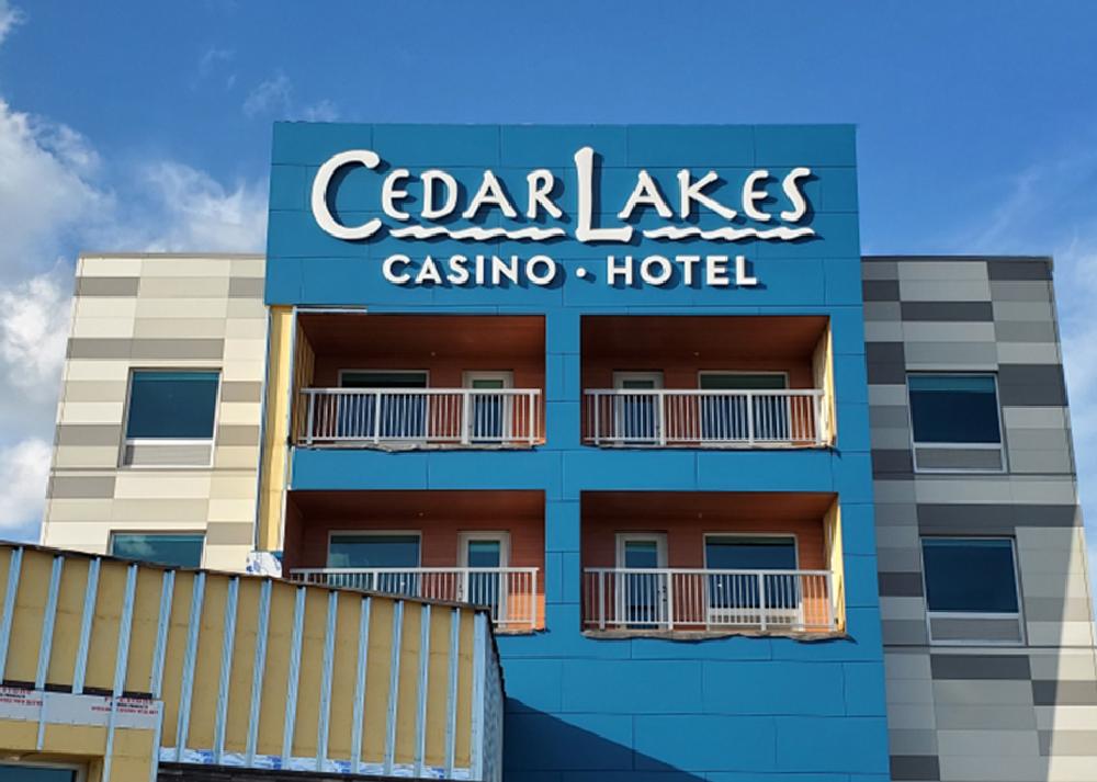 Cedar Lakes Casino & Hotel - Channel Letters - Cass Lake, MN