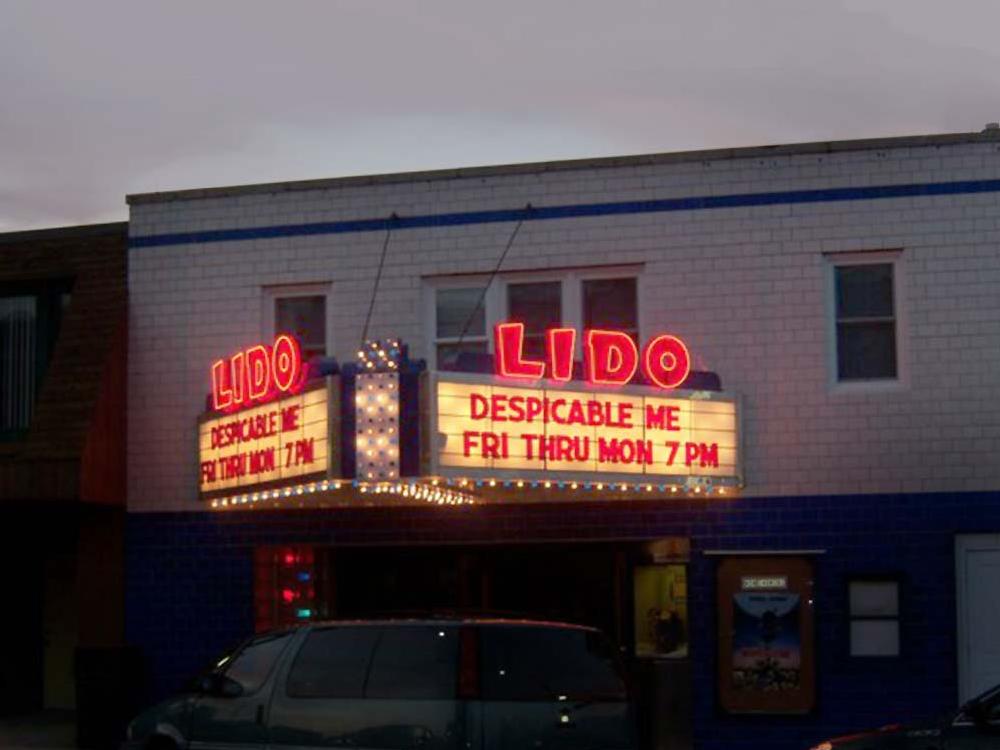 Lido Theater - Backlit Sign - Arlington, MN