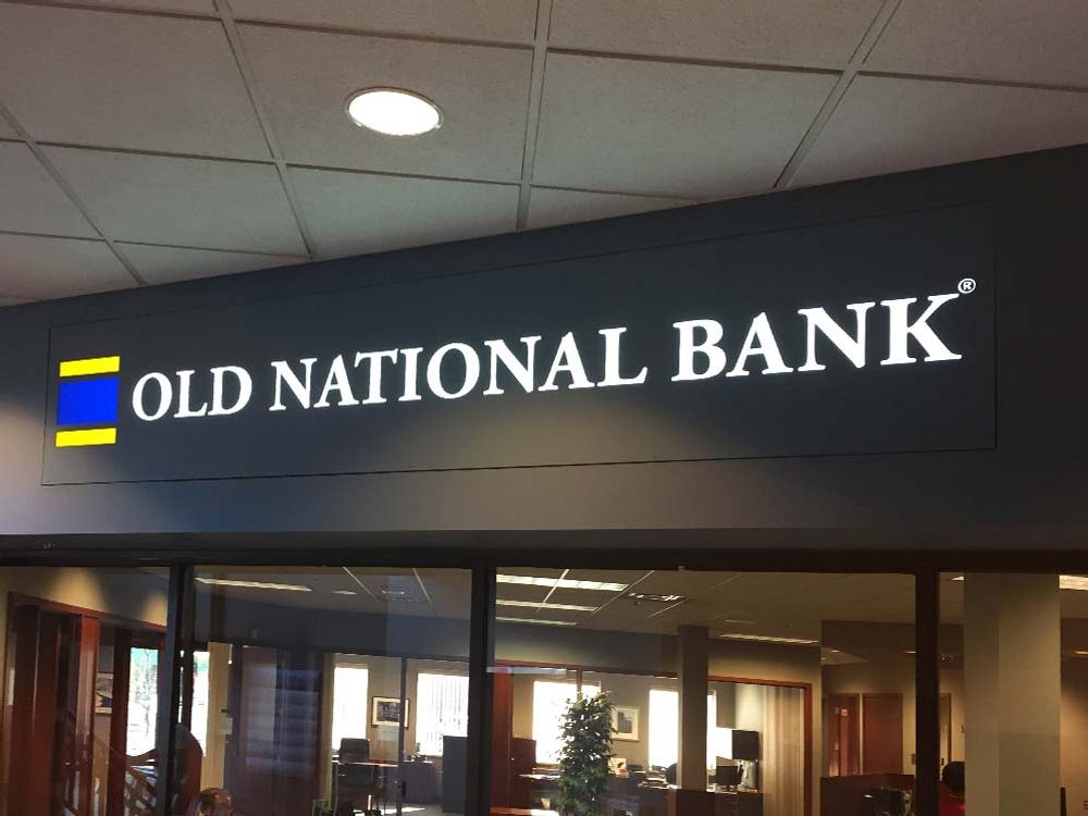 Old National Bank - Interior Sign
