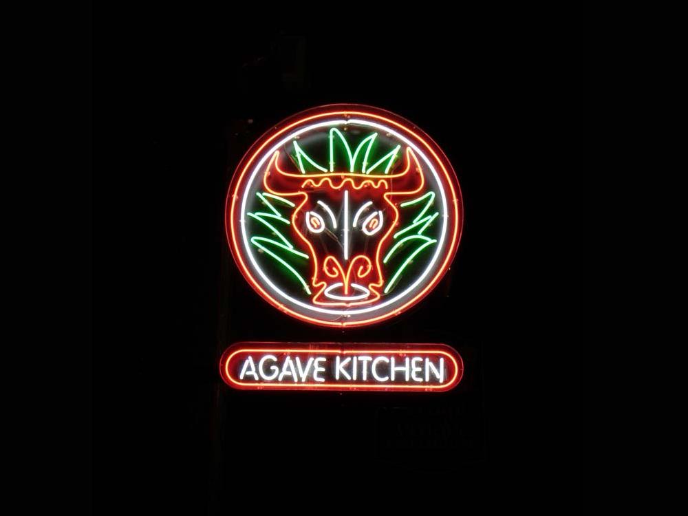 Agave Kitchen - Neon Sign - Hudson, WI