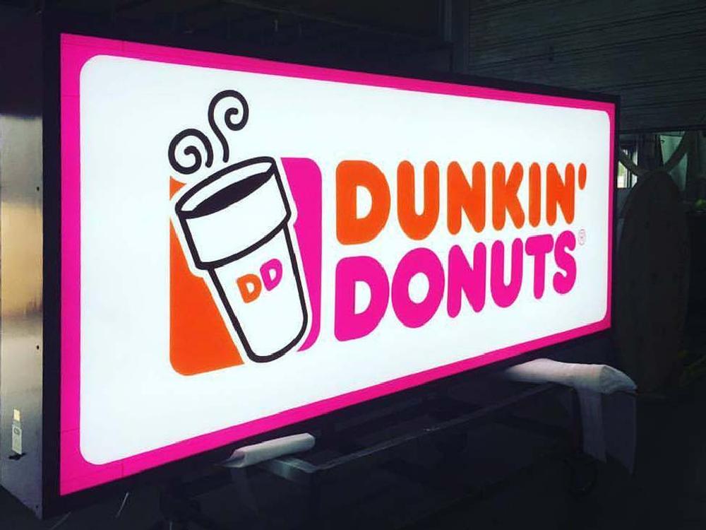 Dunkin Donuts - Cabinet Sign