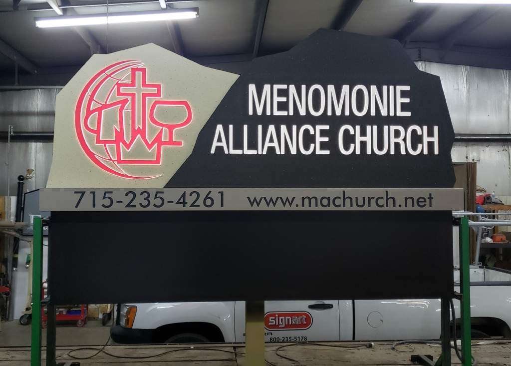 Menomonie Alliance Church - Monument Sign - Menomonie, WI