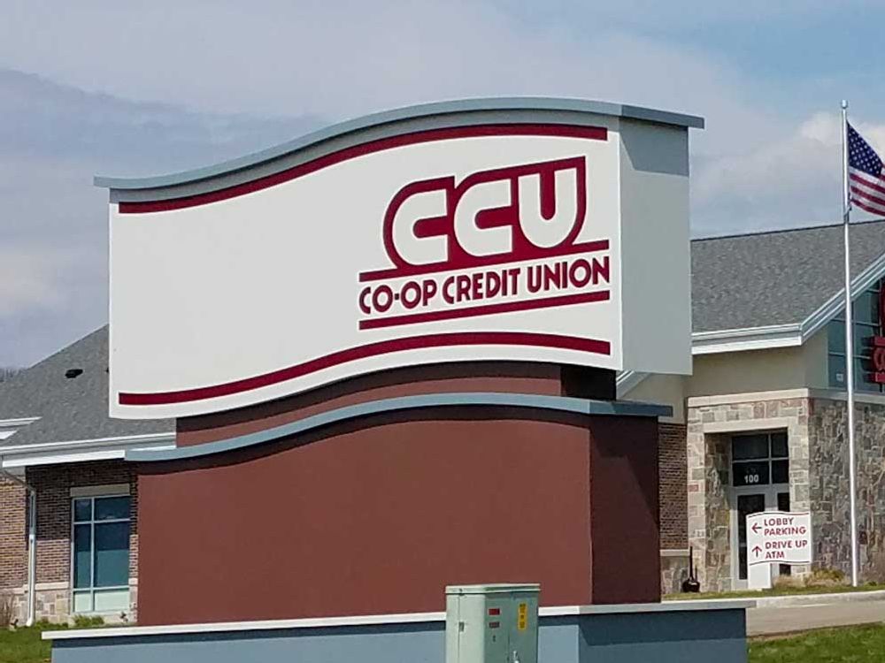 Co-op Credit Union - Monument Sign - Onalaska, WI