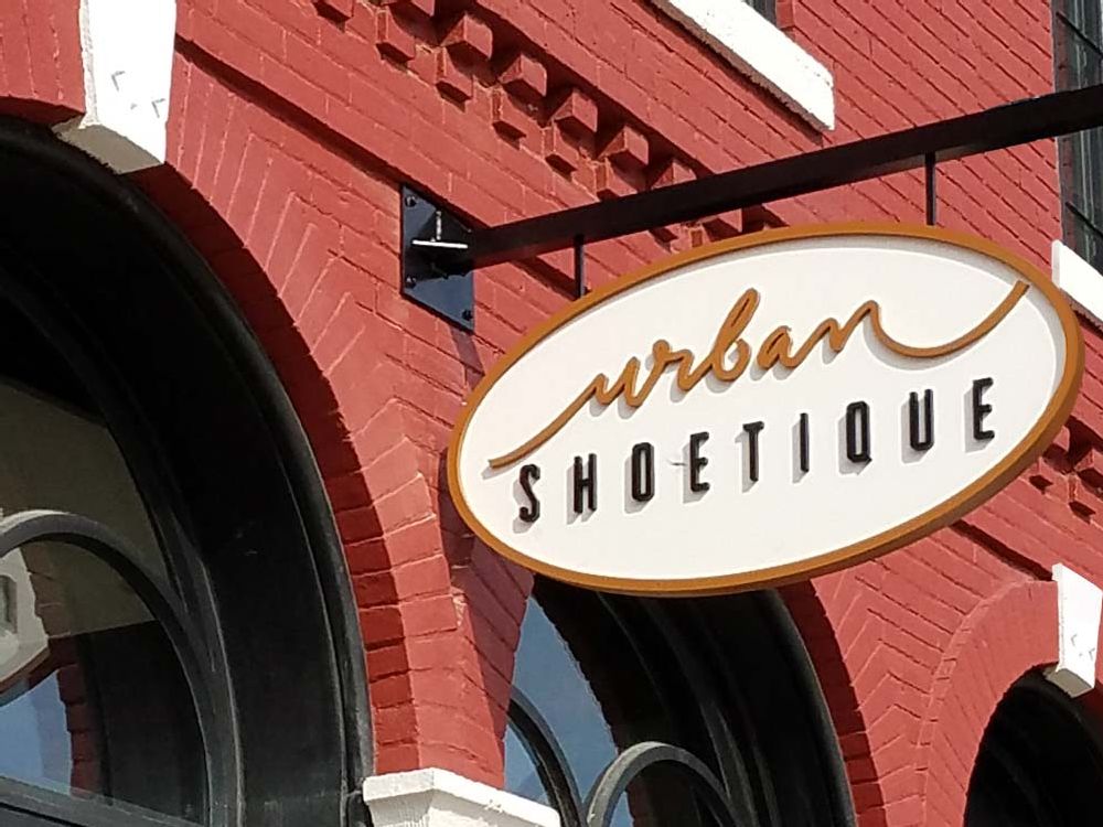 Urban Shoetique - Blade Sign- Winona, MN