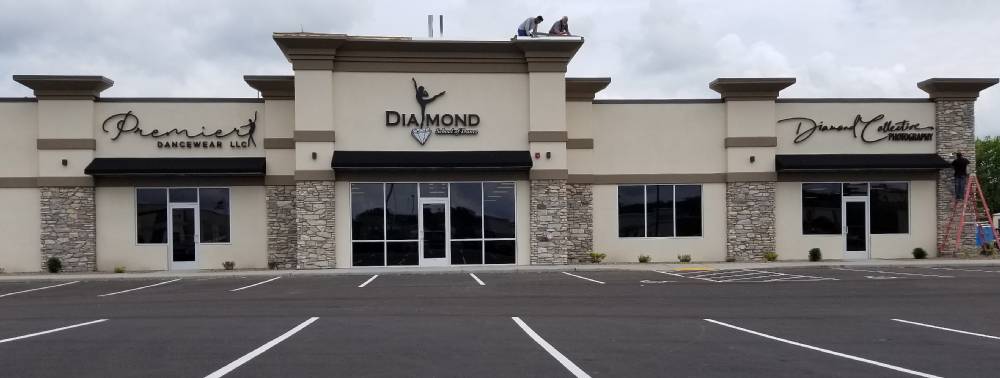 Diamond School of Dance - Halo Lit Wall Signs - Eau Claire, WI