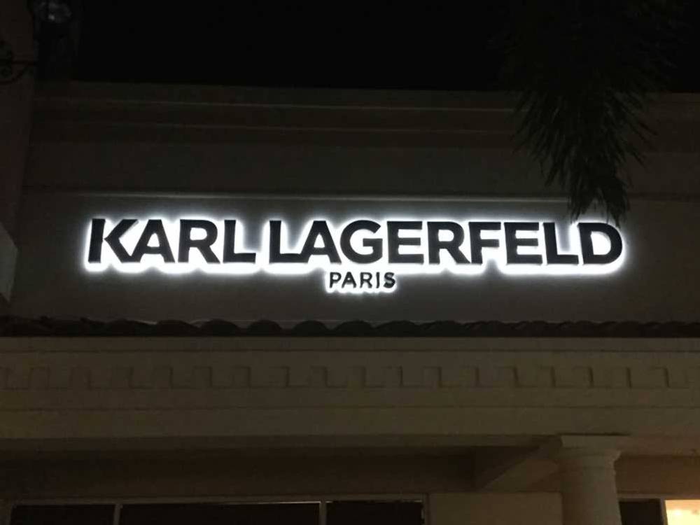 Karl Lagerfeld - Halo Lit Letters - Daytona, FL
