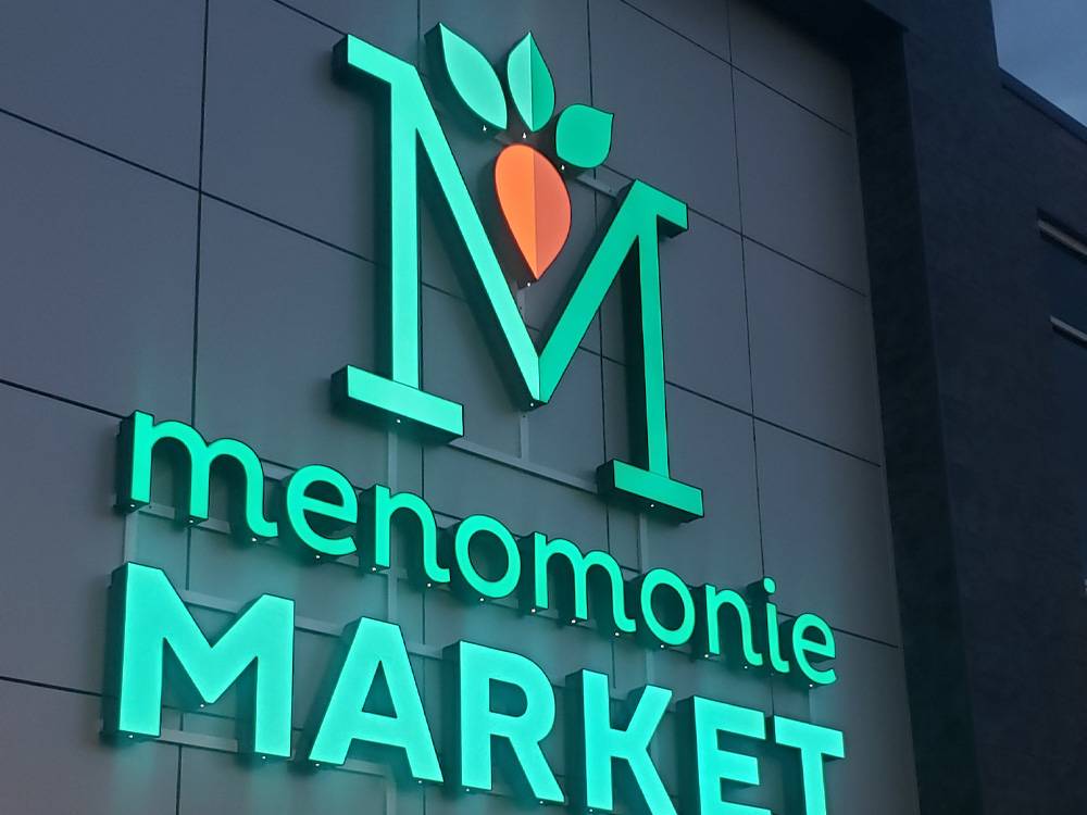 Menomonie Market - Halo Lit Sign - Eau Claire, WI