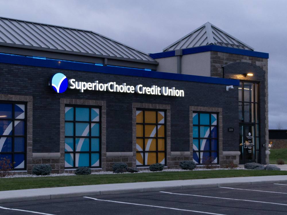 SuperiorChoice Credit Union - Channel Letters - Eau Claire, WI
