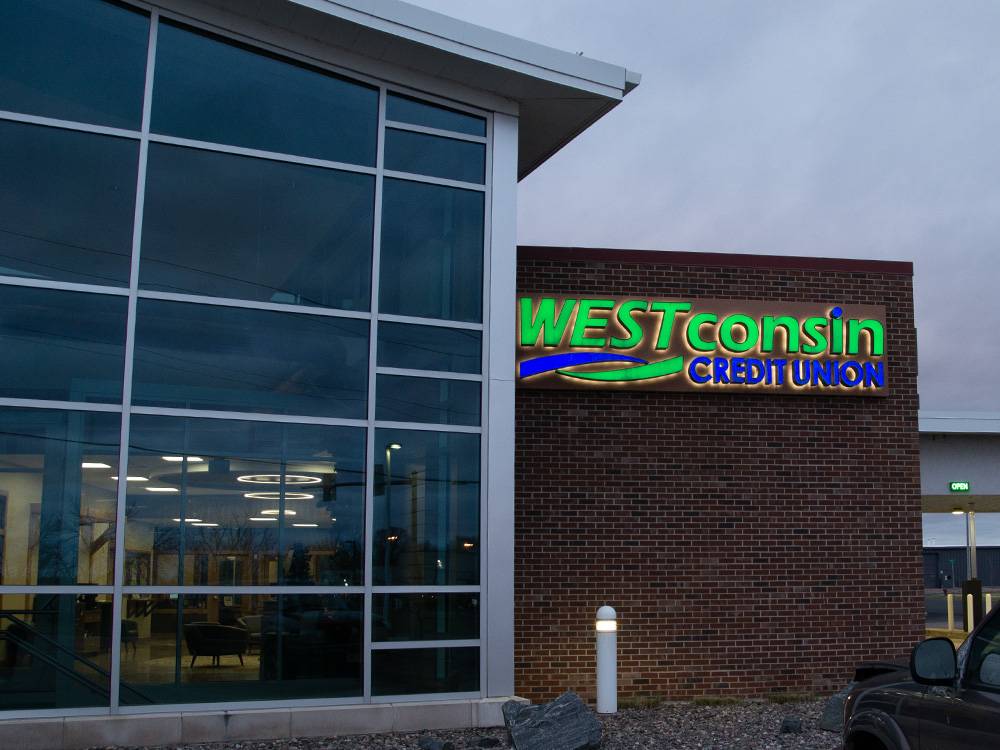 Westconsin Credit Union - Channel Letters - Altoona, WI