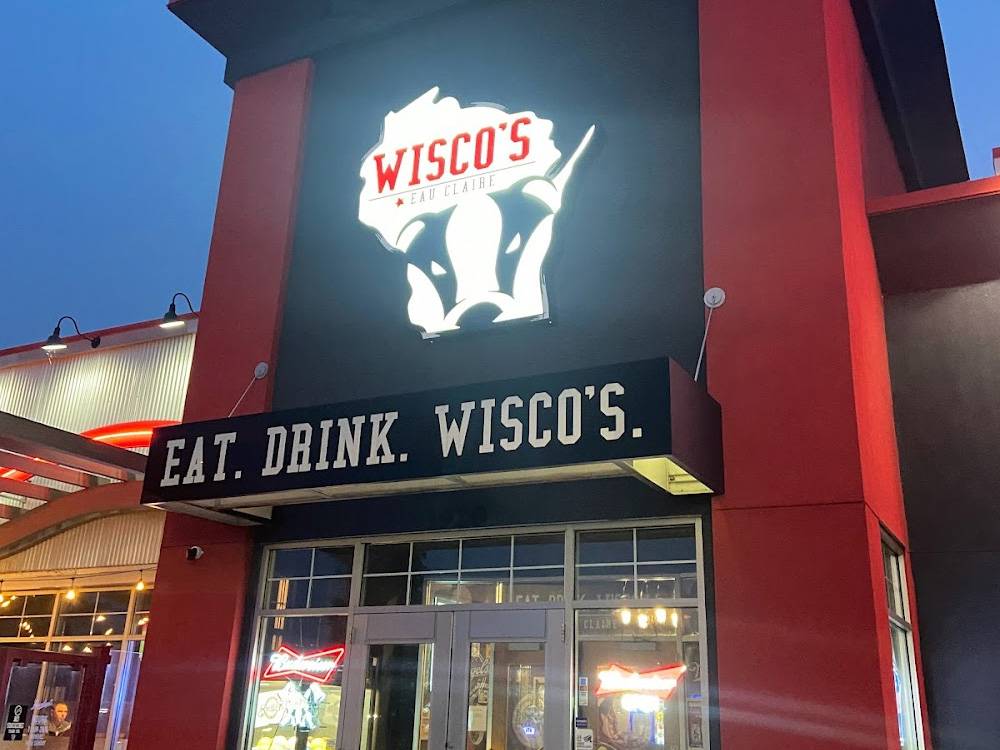 Wisco's Sports Bar - Lit Sign - Eau Claire, WI
