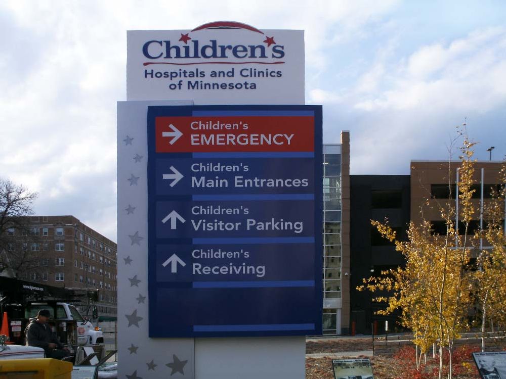 Children's Hospital - Wayfinding Sign - Minneapolis, MN