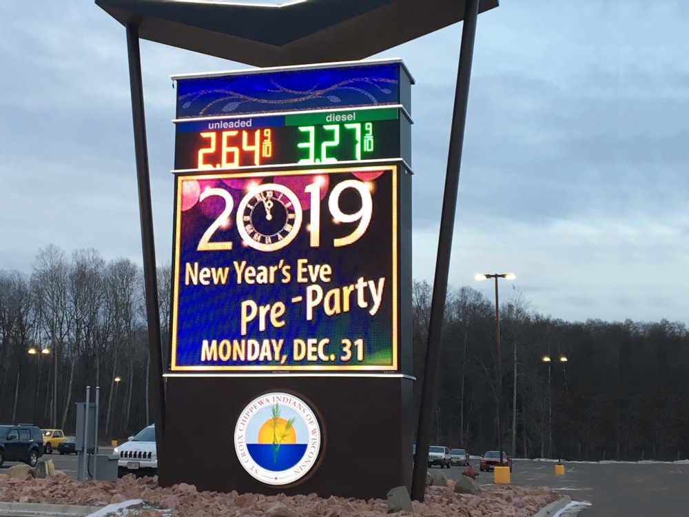 St. Croix Casino - Digital Sign - Hertel, MN