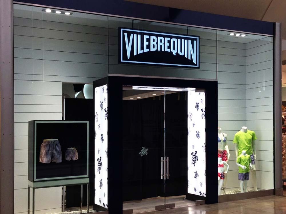 Vilebrequin - Backlit Cabinet Sign - Rosemont, IL