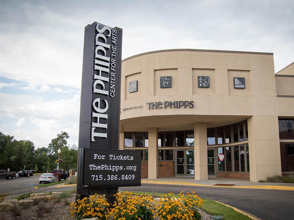 The Phipps Center for the Arts- Monument Sign with EMC - Hudson, WI