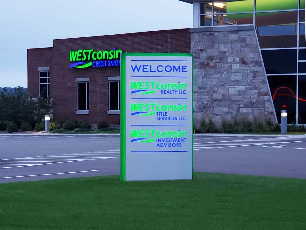 Westconsin Credit Union - Monument Sign - Altoona, WI