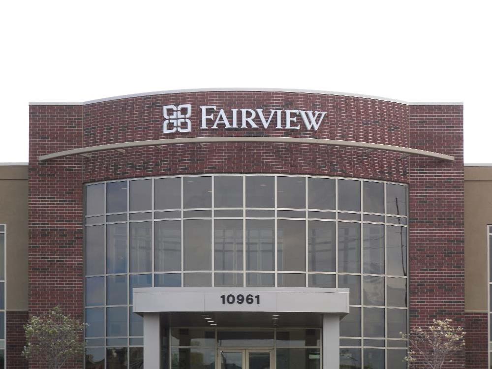 Fairview Hospital - Building Sign - Blaine, MN