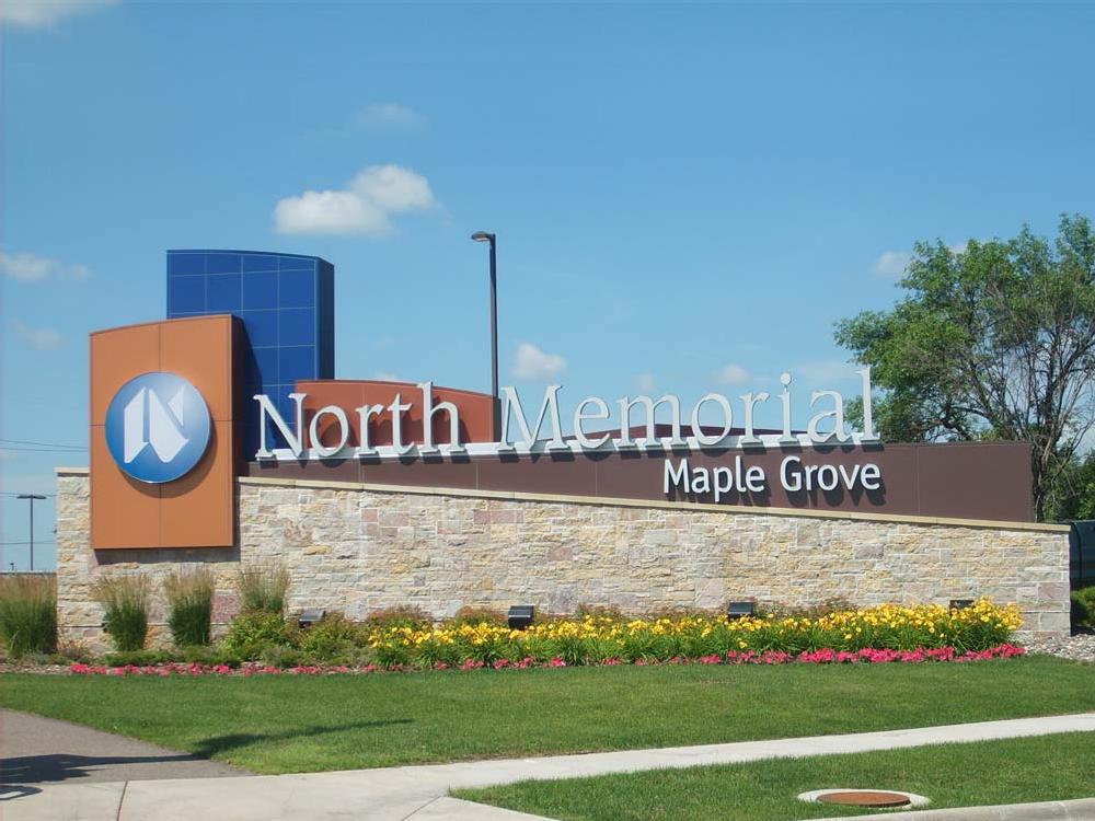 North Memorial Hospital - Monument Sign - Robbinsdale, MN