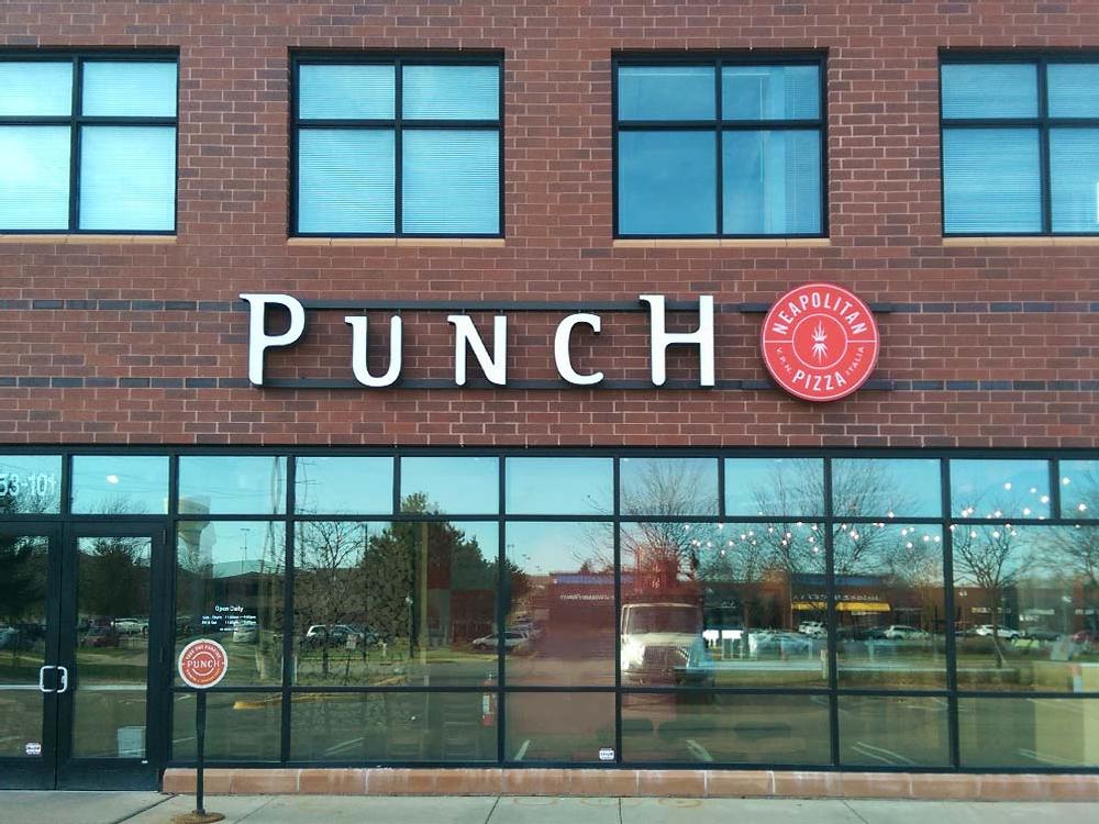Punch Pizza - Building Sign - Eden Prairie, MN