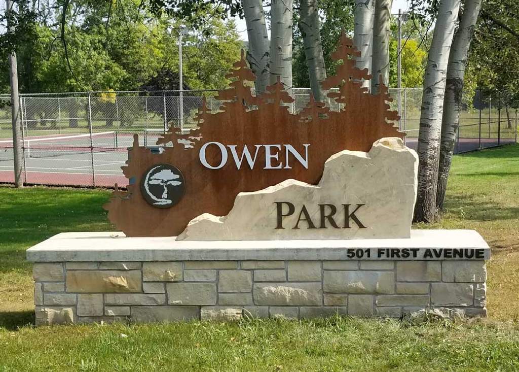 Owen Park - Monument Sign - Eau Claire, WI
