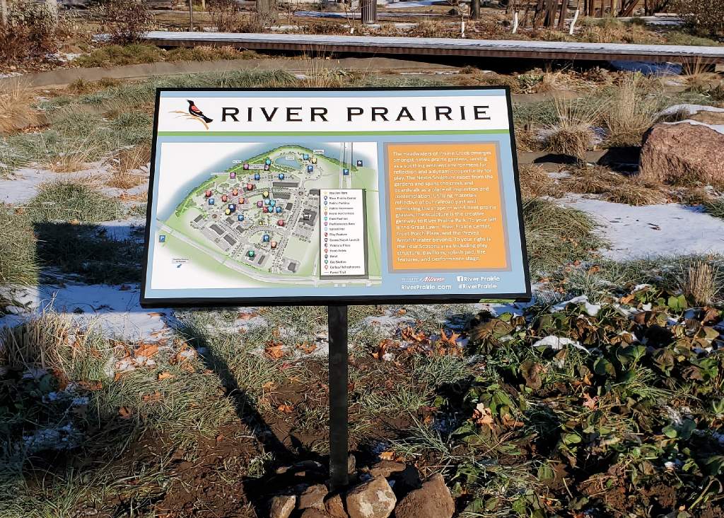 River Prairie Wayfinding System - Kiosk - Altoona, WI
