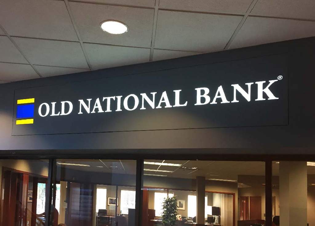 Old National Bank - Interior Sign - Minneapolis, MN