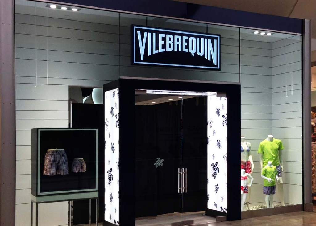 Vilebrequin - Backlit Cabinet Sign - Rosemont, IL