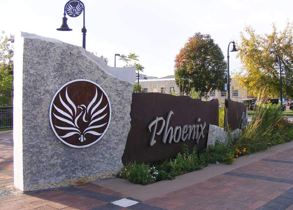 Phoenix Park - Monument Sign - Eau Claire, WI