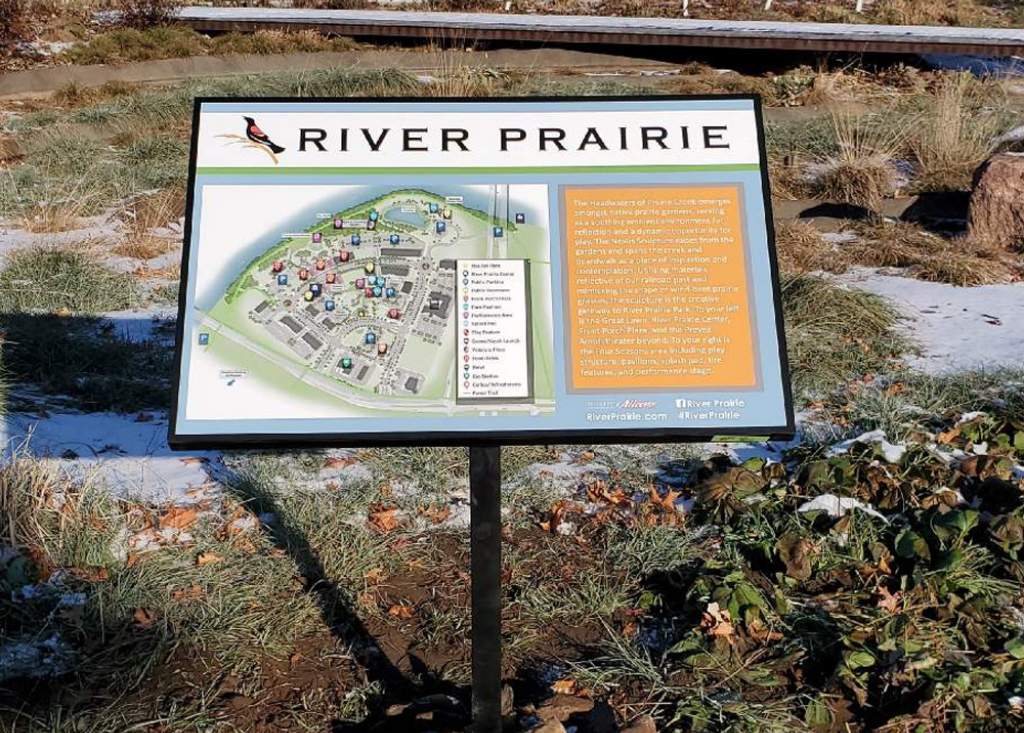 River Prairie Wayfinding System - Kiosk - Altoona, WI