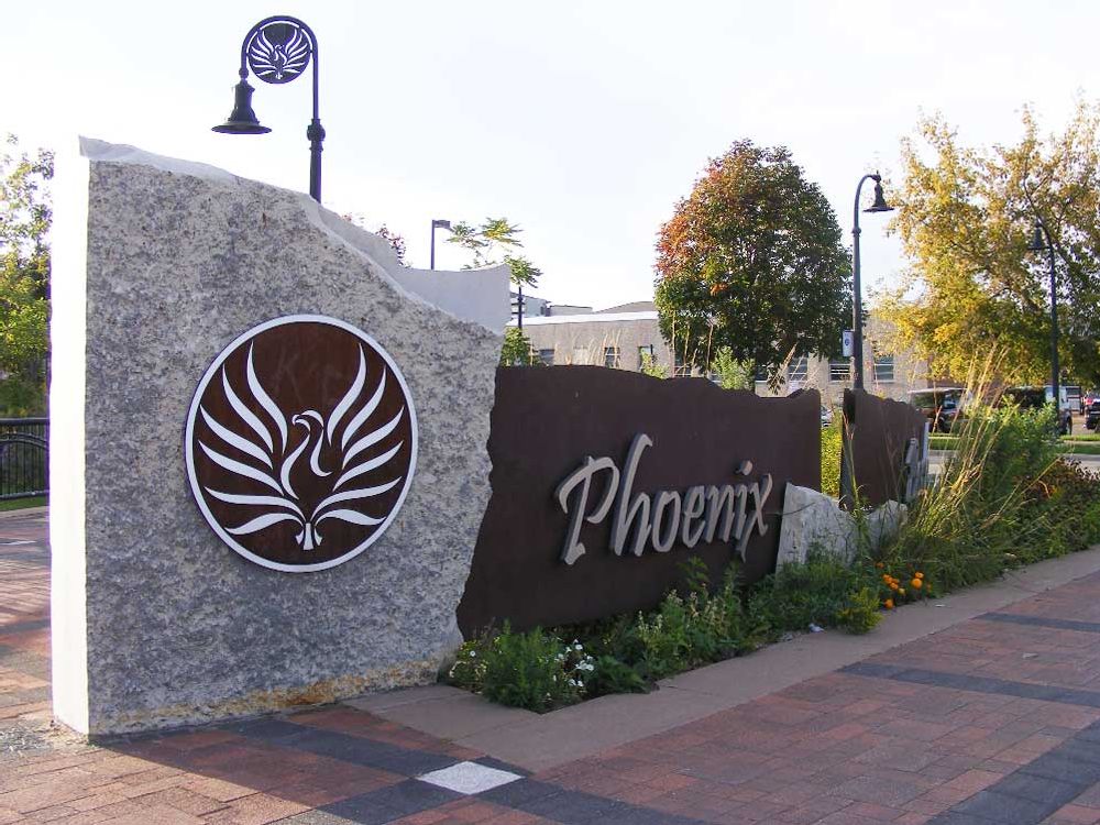 Phoenix Park - Monument Sign - Eau Claire, WI