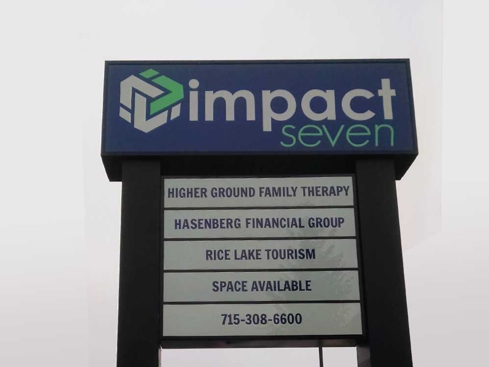 Impact Seven - Pylon Sign - Rice Lake, MN