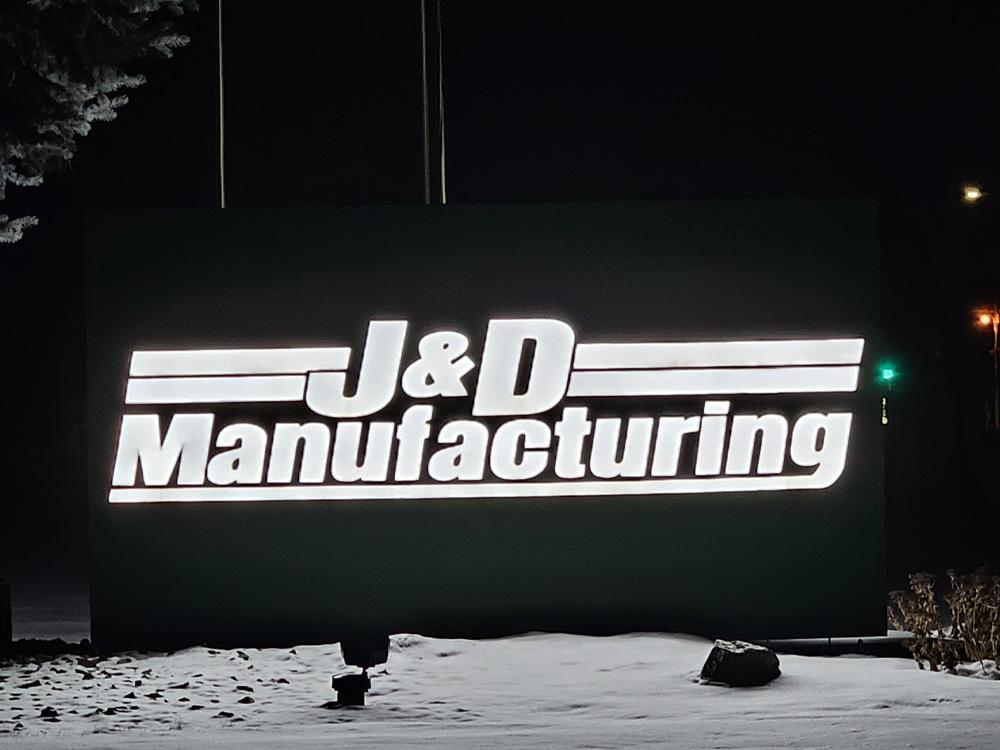 J&D Manufacturing - Monument Sign - Eau Claire