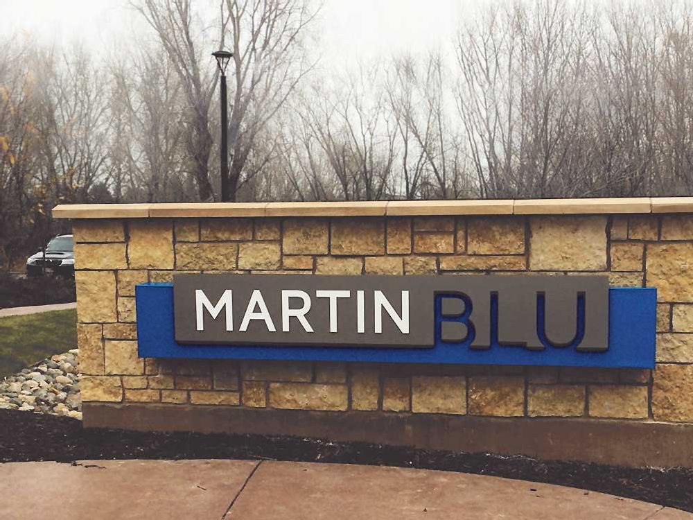 Martin Blu - Monument Sign - Eden Prairie, MN