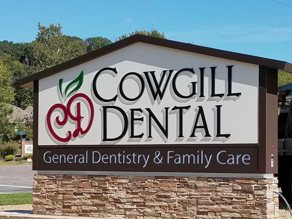 Cowgill Dental - Monument Sign - Onalaska, WI
