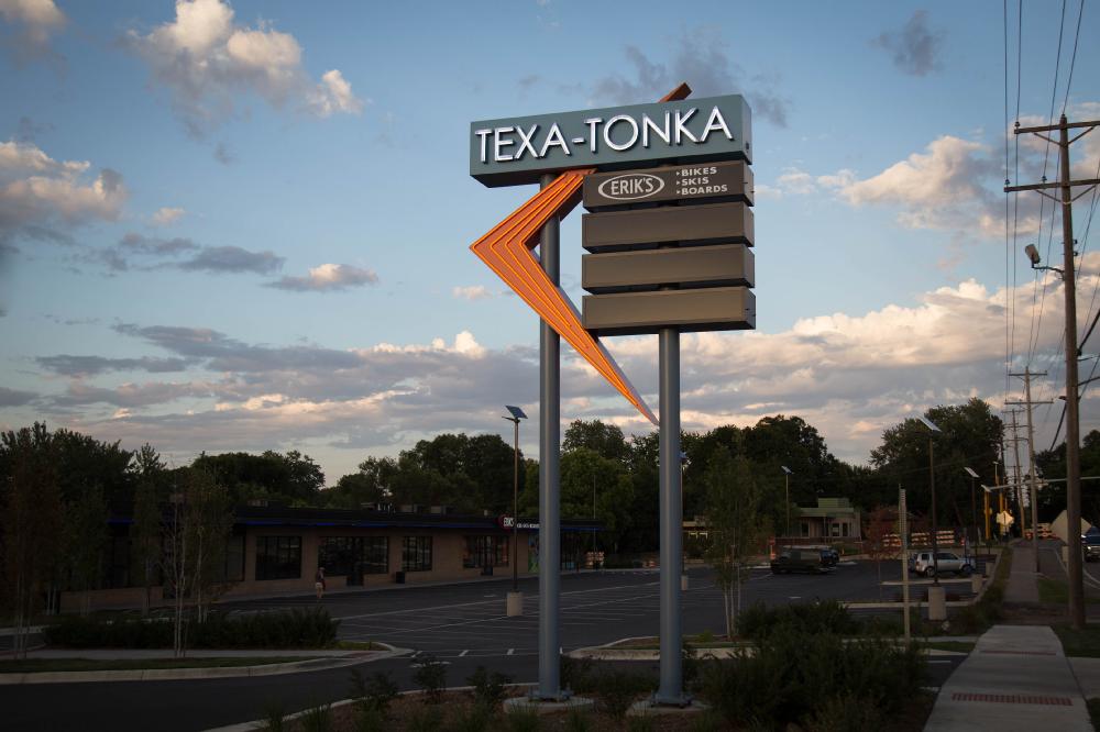 Texa Tonka Shopping Center - Pylon Sign - St. Louis Park, MN