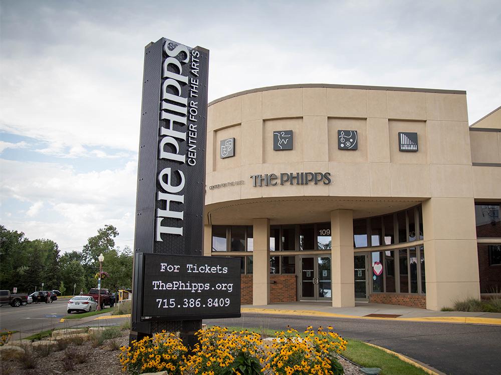 The Phipps Center for the Arts- Monument Sign with EMC - Hudson, WI