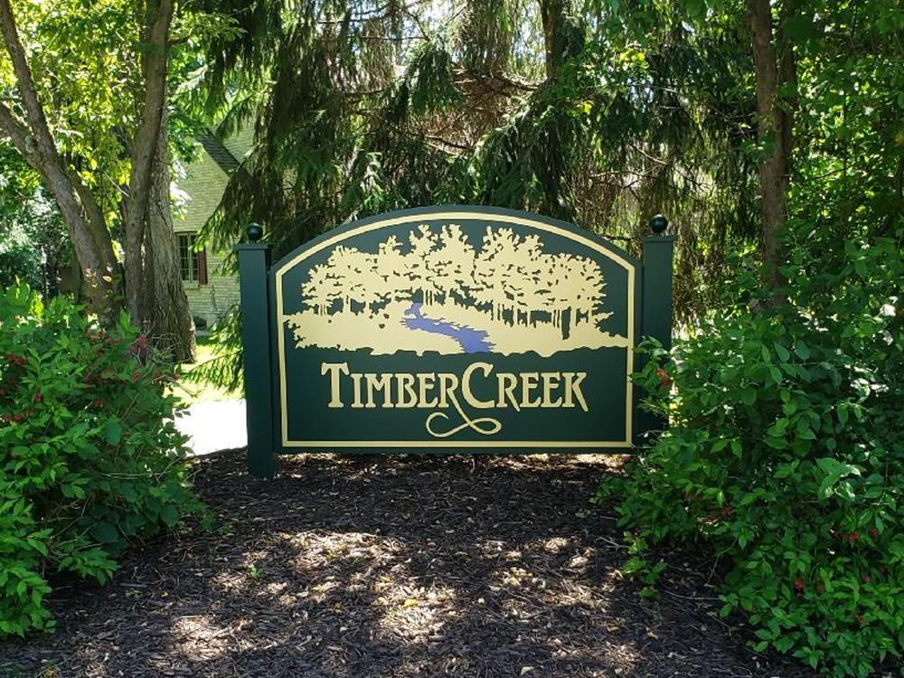 Timber Creek - Entrance Monument - Eau Claire, WI
